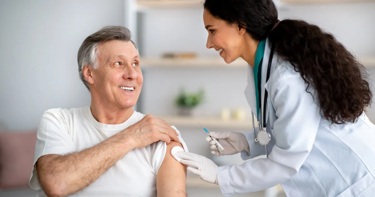 Man taking Immunization in Forest Hills NY